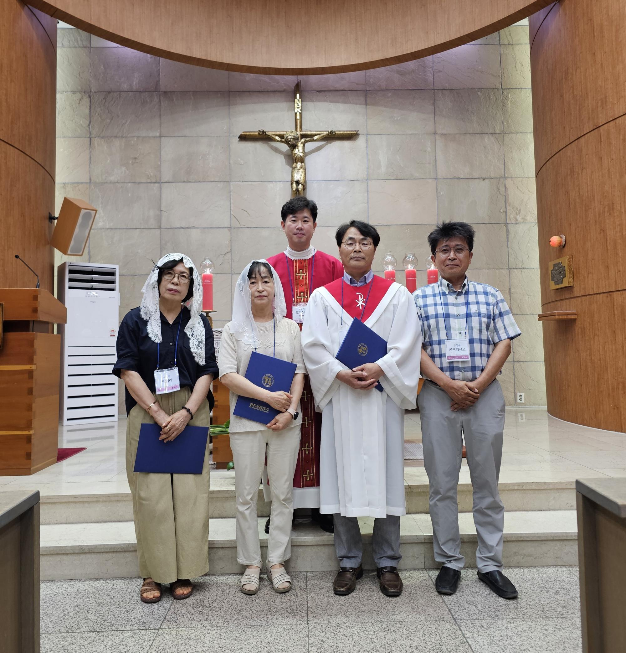 신임 구역장 임명장 수여식